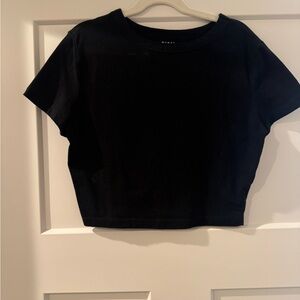 Wild Fable Black Crop Top